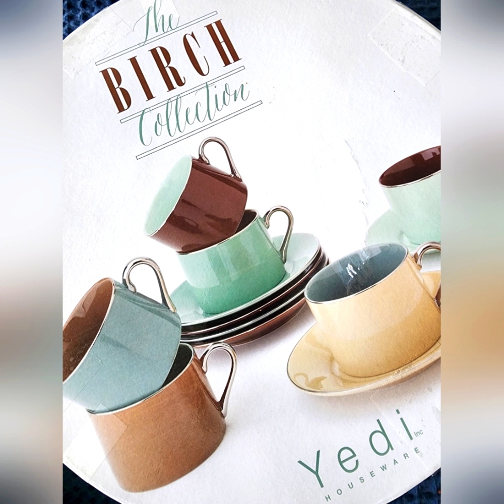 Modcloth The Birch Collection "Yedi" coffee/tea set. *MISSING CUPS*